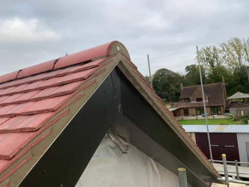 This is a photo of roof leadwork in Rye, East Sussex. Works carried out by Rye Roofers